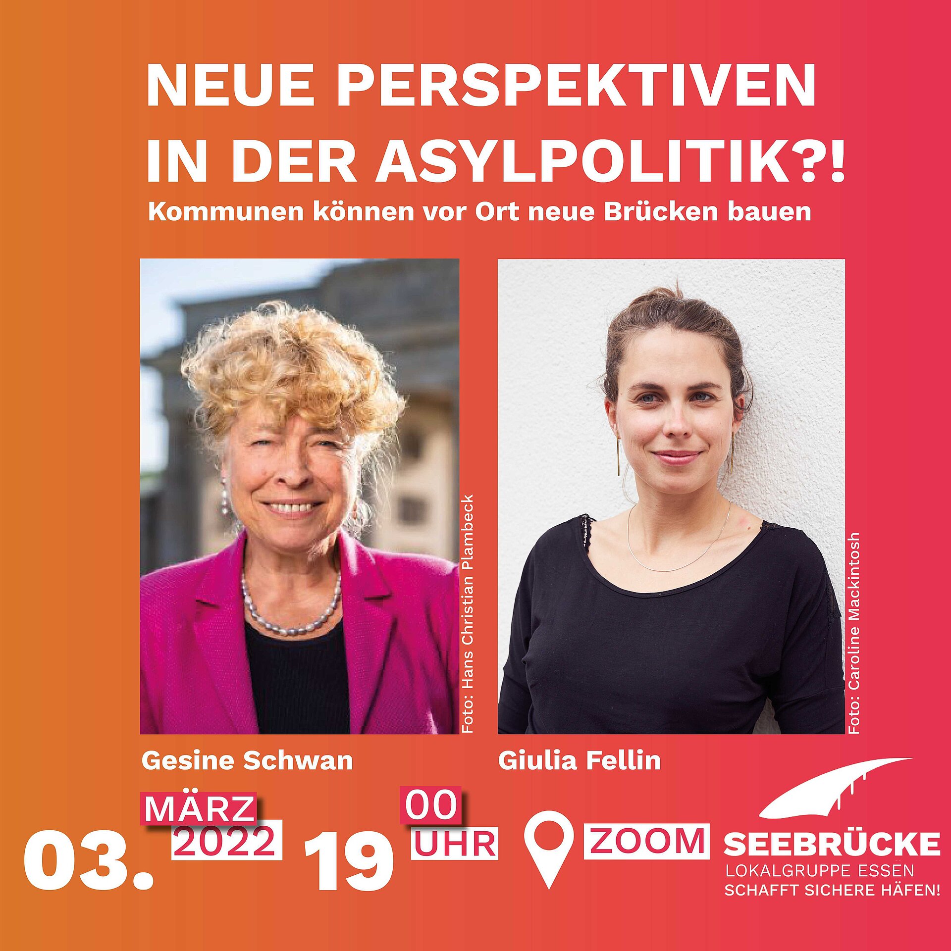 Foto: Gesine Schwan, Giulia Fellin